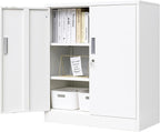 BESFUR Metal Storage Cabinet, Garage Storage Cabinet by BESFUR