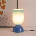 8.9" Modern Glass Table Lamp for Living Room, Dimmable Desk Lamps for Bedroom by Keazile