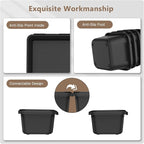 A-LuGei 【42PCS】【Black】 Tool Box Organizer Tray Divider Set, Desk Drawer - Image 6