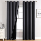 ChrisDowa 100% Blackout Curtains 80 inch Long by ChrisDowa