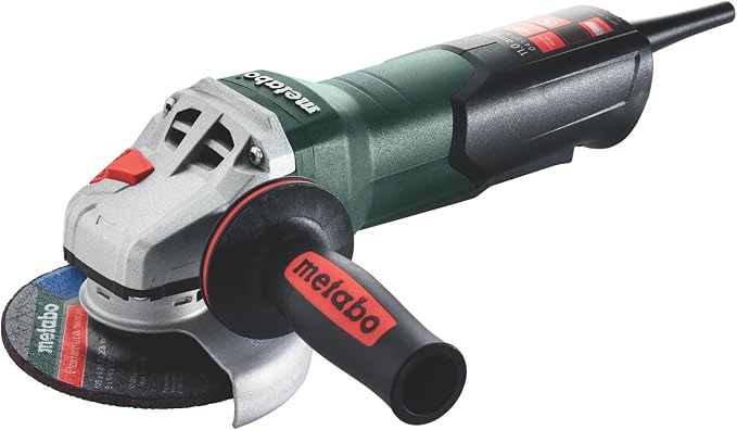 Metabo 4-1/2-5-Inch Angle Grinder, 11 Amp, 000 RPM, Non-Locking Paddle Switch by Metabo