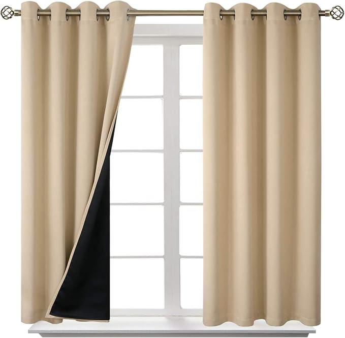 BGment Short 100% Blackout Curtains - Image 8