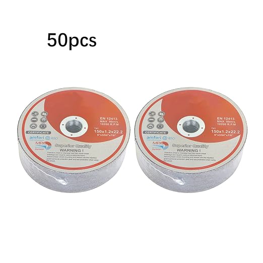 Cut Off Wheels 50 Pack 6 x .045 x 7/8 Inch Metal and Stainless Steel Cutting - Image 4