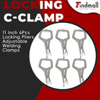 findmall 6Pcs 11 Inch Locking C Clamps - Image 2