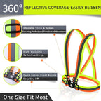 Dazonity High Visibility Safety Vest, 10 Packs, Lightweight, Adjustable & - Image 2