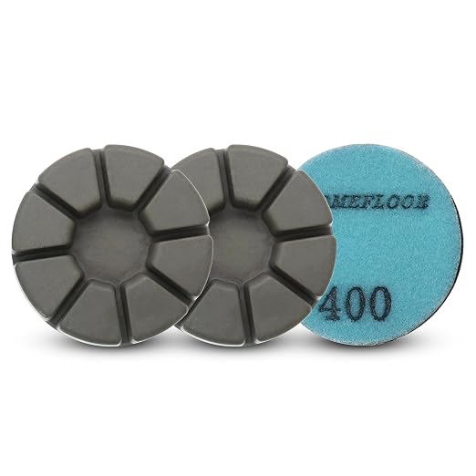 Diamond Floor Polishing Pucks for Terrazzo, Concrete Floor, 3 Inch 15mm Resin - Image 2