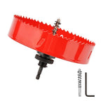 Hex Shank, Hole Saw HSS with Arbor Bi-Metal & Heavy Duty Hole Saw Cutter by FOYWOTI