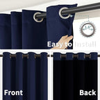 BGment Short 100% Blackout Curtains - Image 6