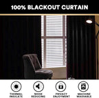 PrinceDeco 100% Blackout Curtains - Image 2