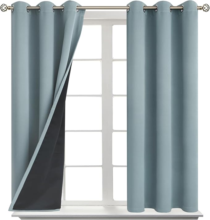 BGment Short 100% Blackout Curtains - Image 8