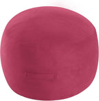 MeMoreCool Round Stuffed Pouf Ottoman Foot Rest, Floor Pouf Foot Stool by MeMoreCool