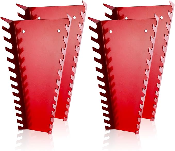 ALOANES 52-Slot Metal Wrench Organizer, Heavy Duty Wrench Organizer Tray by Aloanes