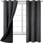 BGment Dark Grey Blackout Curtains - Image 8
