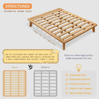 Queen Platform Bed Base - Image 6