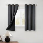BGment Short 100% Blackout Curtains by BGment