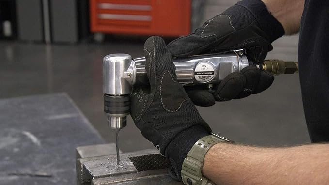 Rockwood 3/8 Inch High Torque Air Motor Reversible Drill Pneumatic 1500 Rpm - Image 4