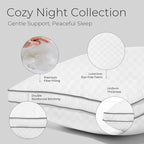 Sweetnight Pillows Queen Size Set of 2, Bed Hotel Pillows, Almohadas para Dormir - Image 3