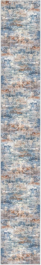 IOHOUZE Abstract Runner Rug 3x20 Ft Extra Long Washable Runners - Image 9