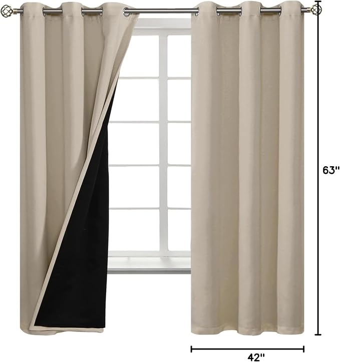 BGment Thermal Insulated 100% Blackout Curtains - Image 9