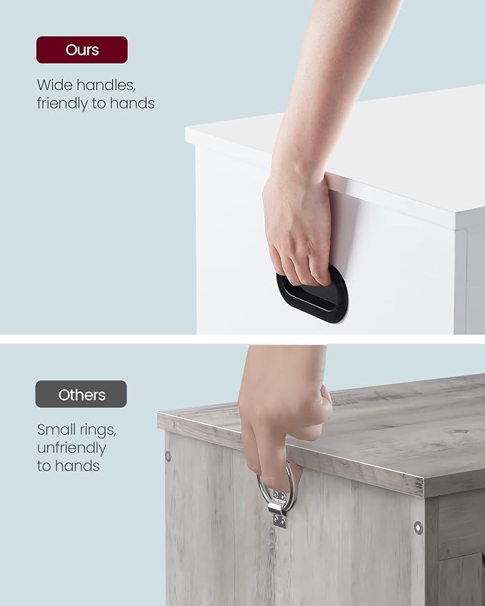 VASAGLE Storage Chest, Storage Bench - Image 9