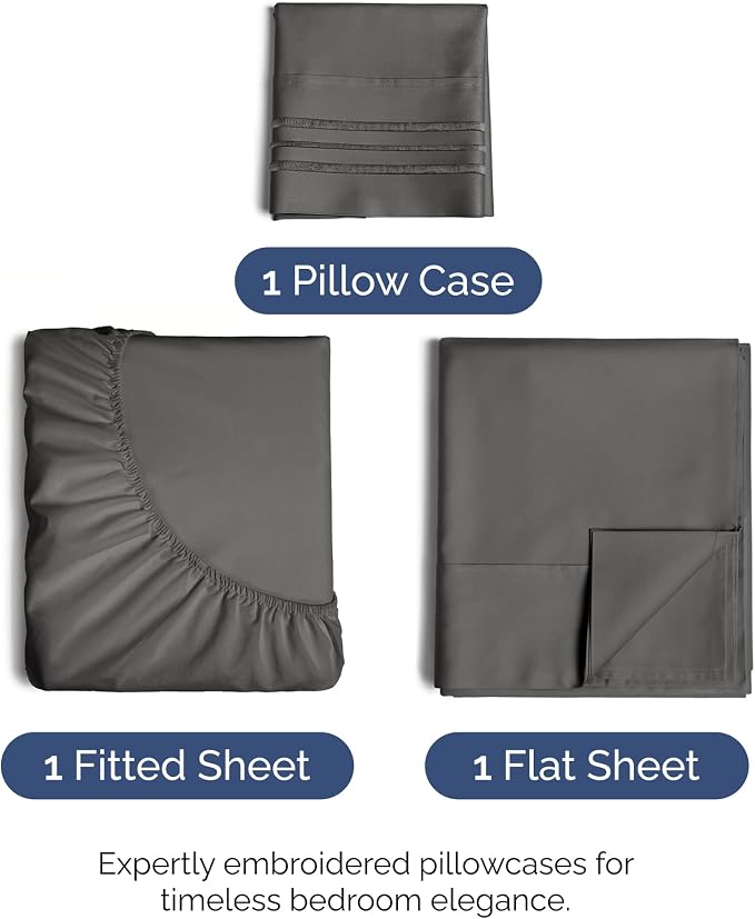 Twin XL Size 3 Piece Sheet Set - Image 2