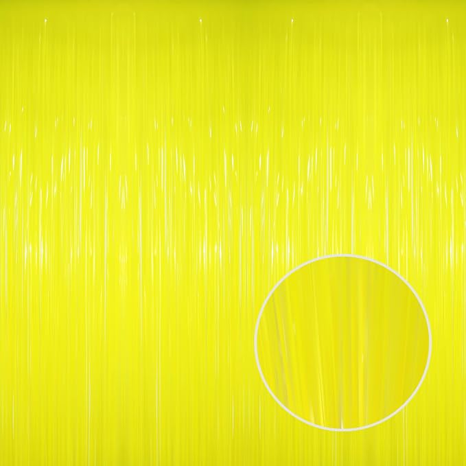 GOER 3.2 ft x 8.2 ft Metallic Tinsel Foil Fringe Curtains Party Photo Backdrop by GOER