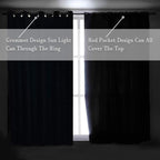 DONREN Medium Grey Blackout Curtains - Image 6