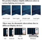 StangH Rod Pocket Velvet Curtains 90 inches Long Navy Blue Blackout Thermal - Image 9