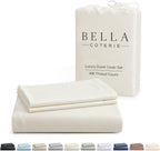 Bella Coterie Luxury Bamboo Viscose California King Size Duvet Cover Set | 100% by BC