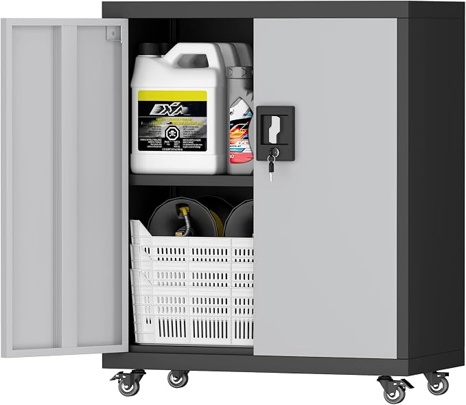 31.5''H Metal Garage Storage Cabinet by FATIGOSstoragecabinet
