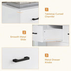 Hasuit Tall Dresser for Bedroom, 55.6'' High Dressers - Image 5