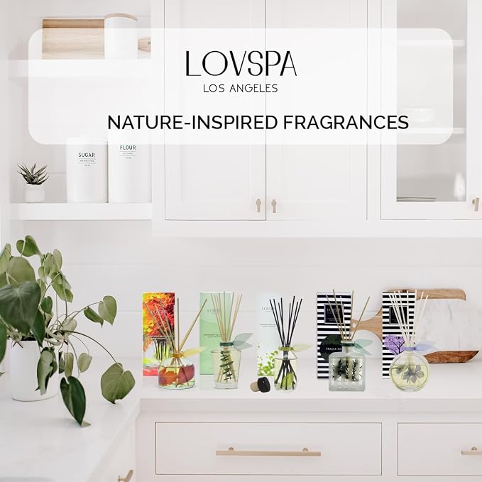 LOVSPA Reed Diffuser Set, Velvet Rose Scented Oil Diffuser - Image 7