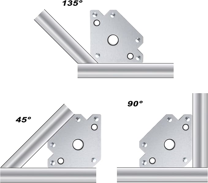 HARFINGTON 2pcs Welding Magnets 154.32 lbs Magnetic Welding Clamp Holder - Image 4