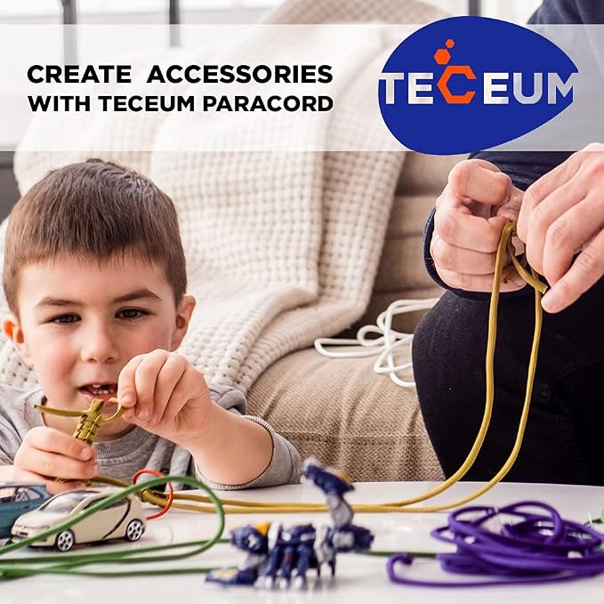 TECEUM 5/32" Paracord Rope 1000 – 1000ft / 200ft / 100ft / 50ft – Tactical - Image 7
