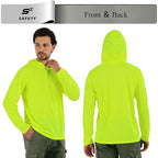 Breathable Work Long Sleeve Sun Shirt Hoodie, Sun Protection Shirts Quick Dry - Image 2