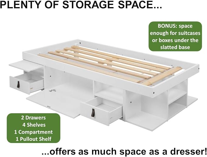 memomad Bali Storage Platform Bed - Image 7