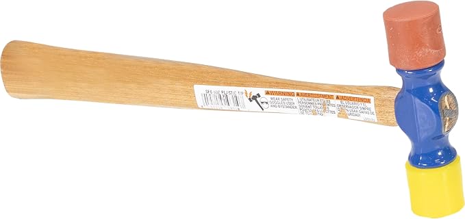 VAUGHAN Soft Face Hammer, American High Carbon Steel Head, 6 oz, Made In The USA - Image 5