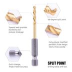 JEFE HEX 1/8" Hex Shank Drill Bits - Image 2