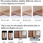 StangH Velvet Doorway Curtains for Nursery Bedroom Blush Beige Rod Pocket - Image 9