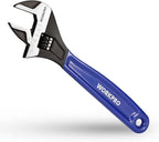 WORKPRO 10-Inch Adjustable Wrench, Cr-V Steel Wide Jaw Black Oxide Wrench by WORKPRO