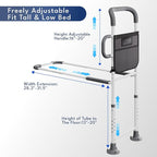 HOMEAL Bed Rails for Elderly Adults Safety, Reinforced Bedrails for Elderly - Image 5