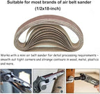 1/2 x 18 Inch Aluminum Oxide Sanding Belt, 6 of Each 80/120/150/240/400 - Image 6