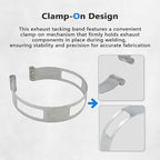 4 Inch Stainless Steel Welding Tacking Band Clamp, Clamp-On Exhaust Pipe - Image 4
