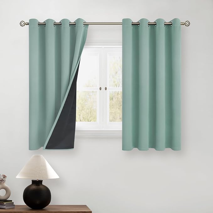 BGment Short 100% Blackout Curtains by BGment