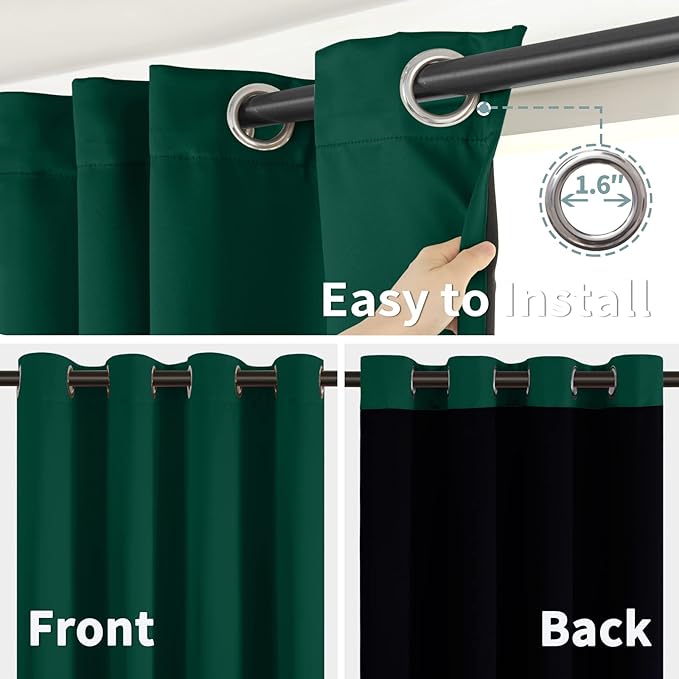 BGment Thermal Insulated 100% Blackout Curtains - Image 6