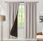 BGment Full Blackout Curtains for Living Room 84 Inch Length 2 Panels Set by BGment