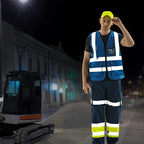 A-SAFETY Blue safety vests Reflective Safety Vest Hi Vis Bright Neon Color - Image 7