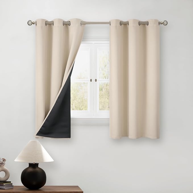 BGment Short 100% Blackout Curtains by BGment