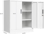 BESFUR Metal Storage Cabinet, Garage Storage Cabinet - Image 3