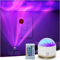 Northern Light Projector, Battery Operated Aurora Night Light, 16 Colors Galaxy by HUMIIEYE